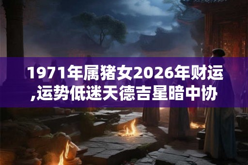 1971年属猪女2026年财运,运势低迷天德吉星暗中协助