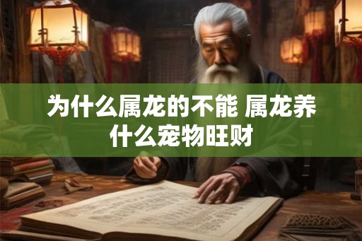 为什么属龙的不能 属龙养什么宠物旺财