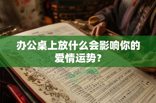 办公桌上放什么会影响你的爱情运势？