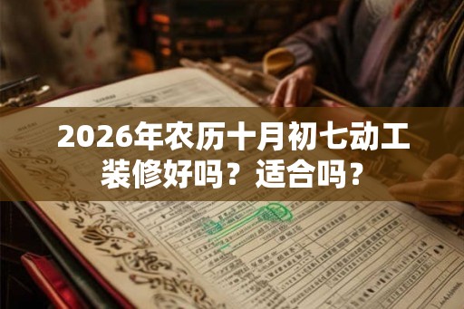 2026年农历十月初七动工装修好吗?适合吗? 2026年农历十月初七动工装修好吗?适合吗?