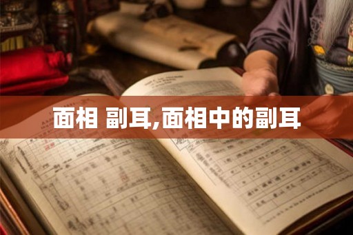 面相 副耳,面相中的副耳 面相 副耳,面相中的副耳