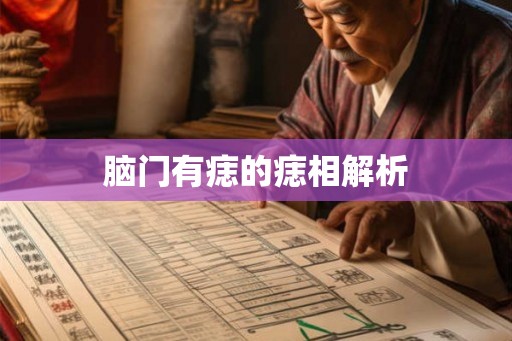 脑门有痣的痣相解析
