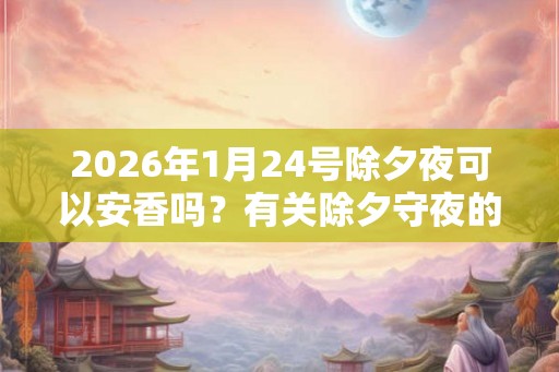 2026年1月24号除夕夜可以安香吗？有关除夕守夜的传说