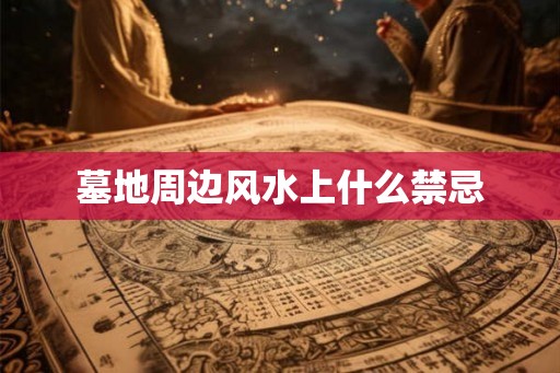 墓地周边风水上什么禁忌