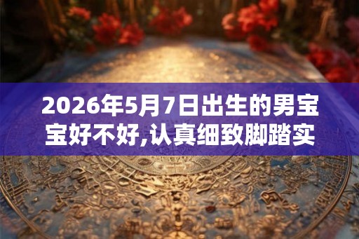 2026年5月7日出生的男宝宝好不好,认真细致脚踏实地 2026年5月7日出生的男宝宝好不好,认真细致脚踏实地