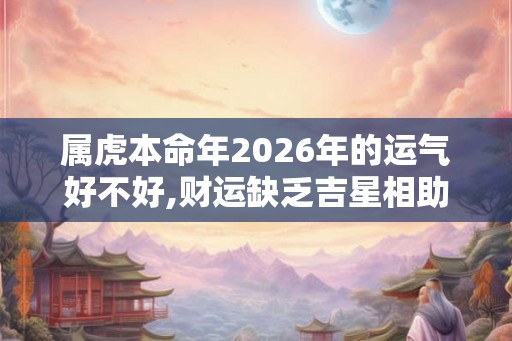 属虎本命年2026年的运气好不好,财运缺乏吉星相助