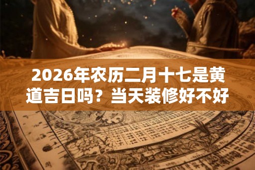 2026年农历二月十七是黄道吉日吗？当天装修好不好？