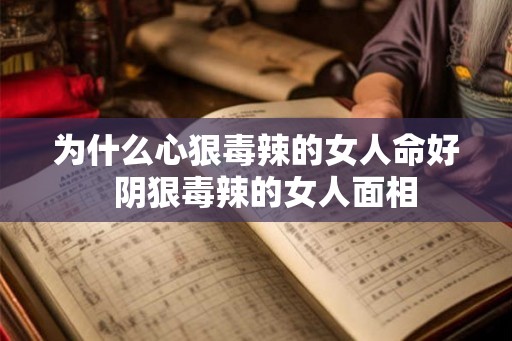 为什么心狠毒辣的女人命好  阴狠毒辣的女人面相