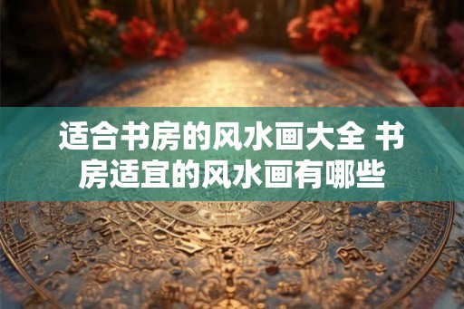 适合书房的风水画大全 书房适宜的风水画有哪些