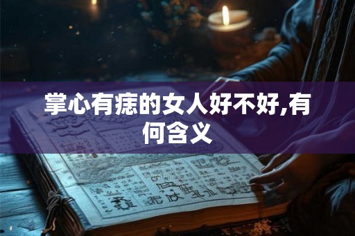 掌心有痣的女人好不好,有何含义