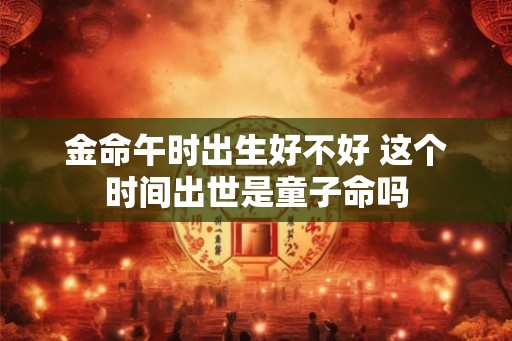 金命午时出生好不好 这个时间出世是童子命吗