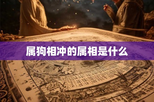 属狗相冲的属相是什么