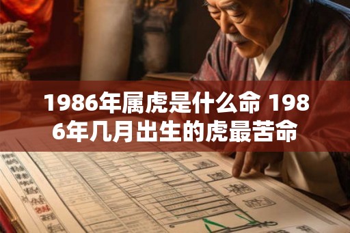 1986年属虎是什么命 1986年几月出生的虎最苦命