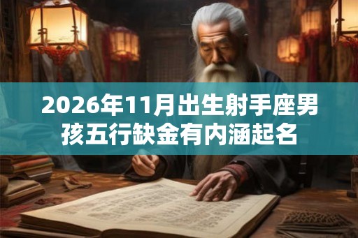 2026年11月出生射手座男孩五行缺金有内涵起名