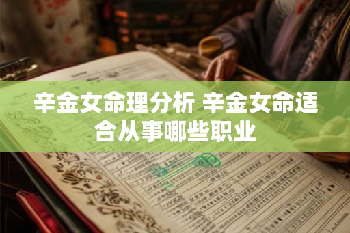 辛金女命理分析 辛金女命适合从事哪些职业