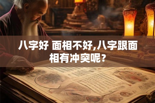 八字好 面相不好,八字跟面相有冲突呢？
