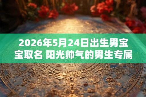 2026年5月24日出生男宝宝取名 阳光帅气的男生专属好名