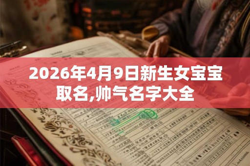 2026年4月9日新生女宝宝取名,帅气名字大全
