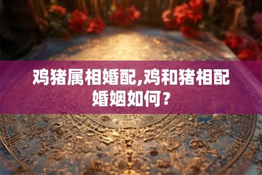 鸡猪属相婚配,鸡和猪相配婚姻如何？