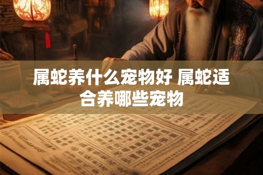 属蛇养什么宠物好 属蛇适合养哪些宠物