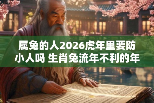 属兔的人2026虎年里要防小人吗 生肖兔流年不利的年份 属兔的人2026虎年里要防小人吗 生肖兔流年不利的年份