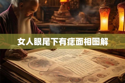 女人眼尾下有痣面相图解