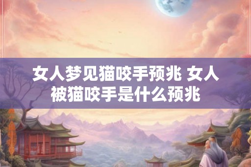 女人梦见猫咬手预兆 女人被猫咬手是什么预兆 女人梦见猫咬手预兆 女人被猫咬手是什么预兆