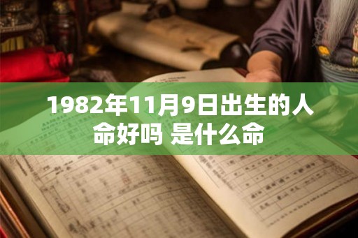 1982年11月9日出生的人命好吗 是什么命