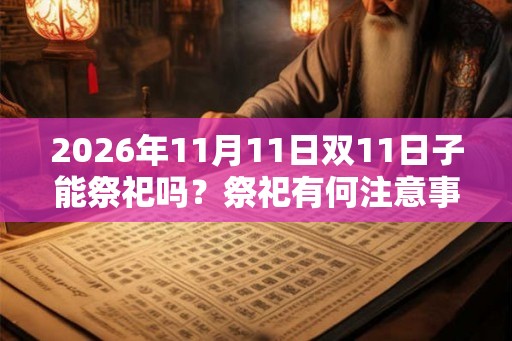 2026年11月11日双11日子能祭祀吗？祭祀有何注意事项？