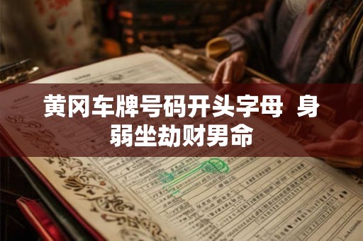 黄冈车牌号码开头字母  身弱坐劫财男命