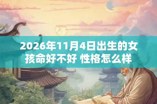 2026年11月4日出生的女孩命好不好 性格怎么样