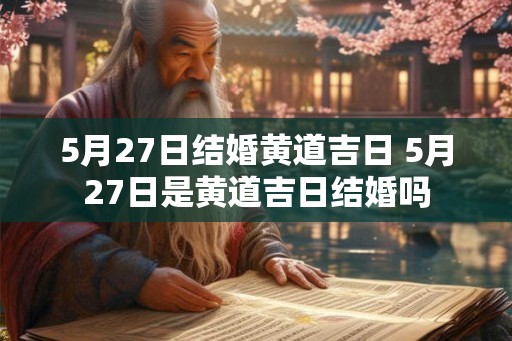 5月27日结婚黄道吉日 5月27日是黄道吉日结婚吗