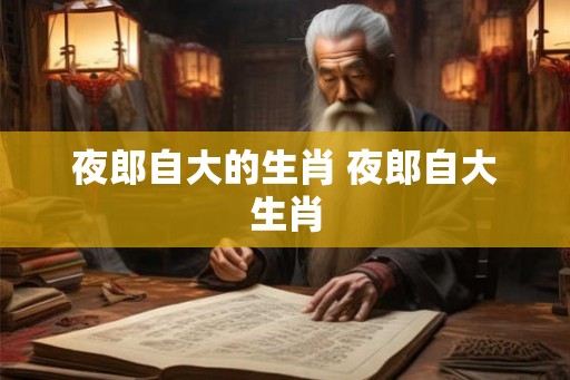 夜郎自大的生肖 夜郎自大生肖
