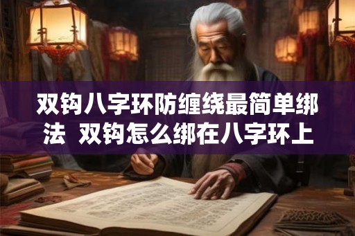 双钩八字环防缠绕最简单绑法  双钩怎么绑在八字环上容易解开