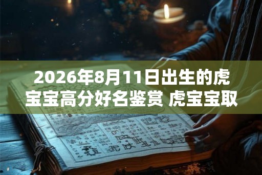 2026年8月11日出生的虎宝宝高分好名鉴赏 虎宝宝取名推荐字