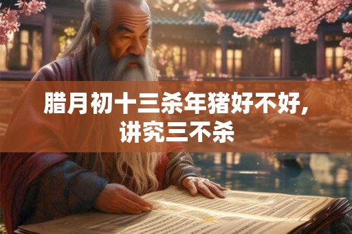 腊月初十三杀年猪好不好,讲究三不杀