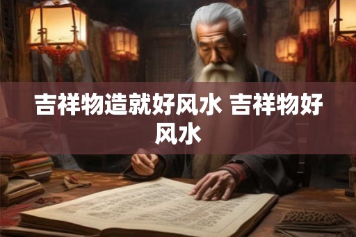 吉祥物造就好风水 吉祥物好风水