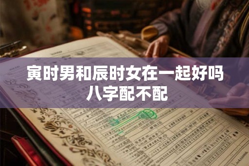 寅时男和辰时女在一起好吗 八字配不配