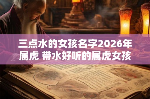 三点水的女孩名字2026年属虎 带水好听的属虎女孩名字