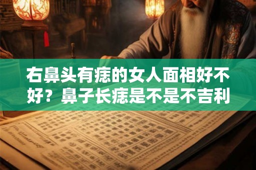 右鼻头有痣的女人面相好不好？鼻子长痣是不是不吉利？