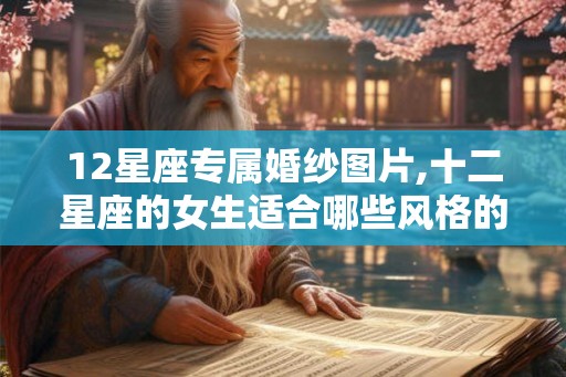 12星座专属婚纱图片,十二星座的女生适合哪些风格的婚纱照