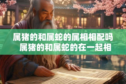 属猪的和属蛇的属相相配吗  属猪的和属蛇的在一起相配吗