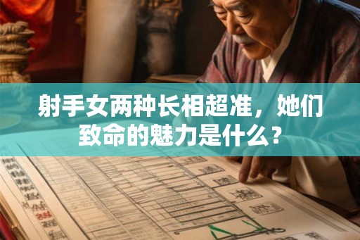 射手女两种长相超准，她们致命的魅力是什么？