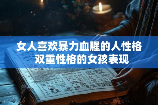 女人喜欢暴力血腥的人性格  双重性格的女孩表现