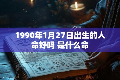 1990年1月27日出生的人命好吗 是什么命