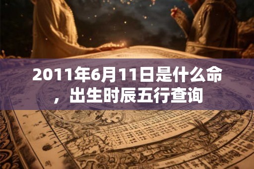 2011年6月11日是什么命，出生时辰五行查询