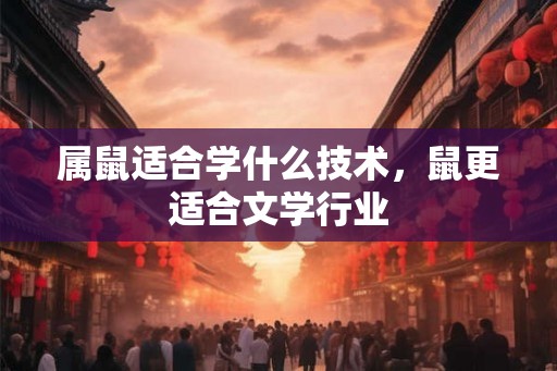 属鼠适合学什么技术,鼠更适合文学行业 属鼠适合学什么技术,鼠更适合文学行业
