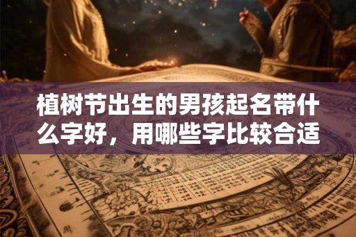 植树节出生的男孩起名带什么字好，用哪些字比较合适
