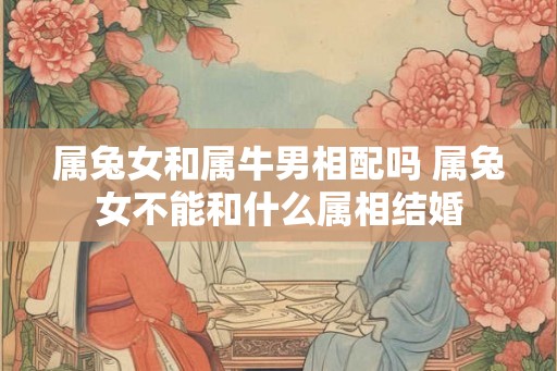属兔女和属牛男相配吗 属兔女不能和什么属相结婚 属兔女和属牛男相配吗 属兔女不能和什么属相结婚