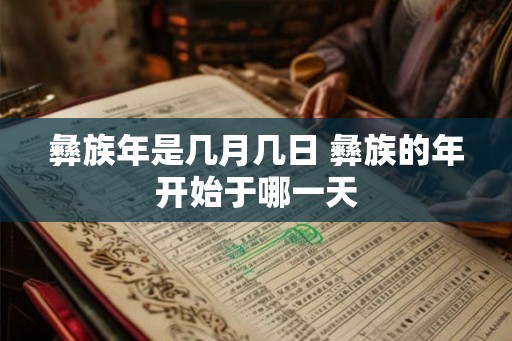 彝族年是几月几日 彝族的年开始于哪一天